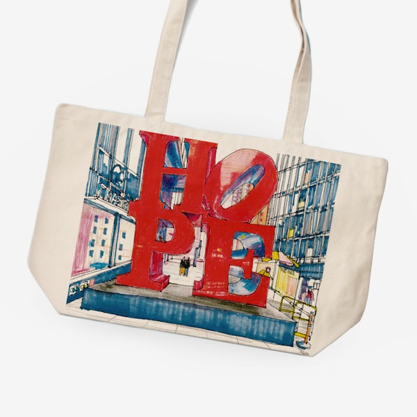 Hope - NUEVA YORK - Shopping bag - Tintablanca